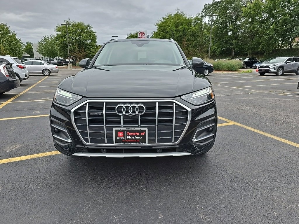 Used 2022 Audi Q5 Premium Plus with VIN WA1BBAFYXN2086817 for sale in Nashua, NH