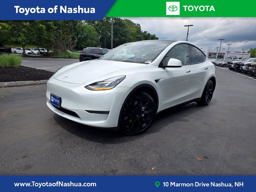 Used 2021 Tesla Model Y Long Range with VIN 5YJYGAEE1MF188365 for sale in Nashua, NH