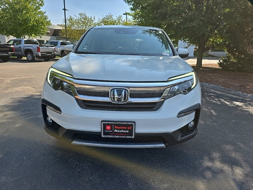 Used 2021 Honda Pilot EX-L with VIN 5FNYF6H5XMB043823 for sale in Nashua, NH