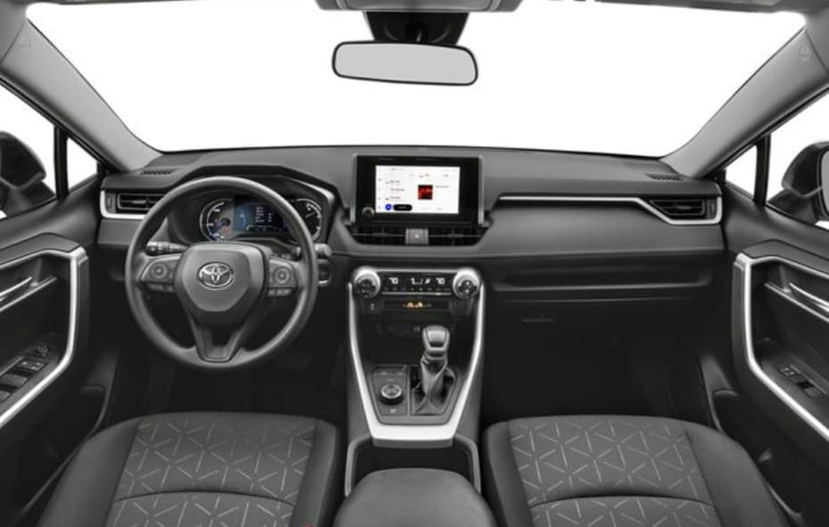 Toyota RAV4 Hybrid dashboard view