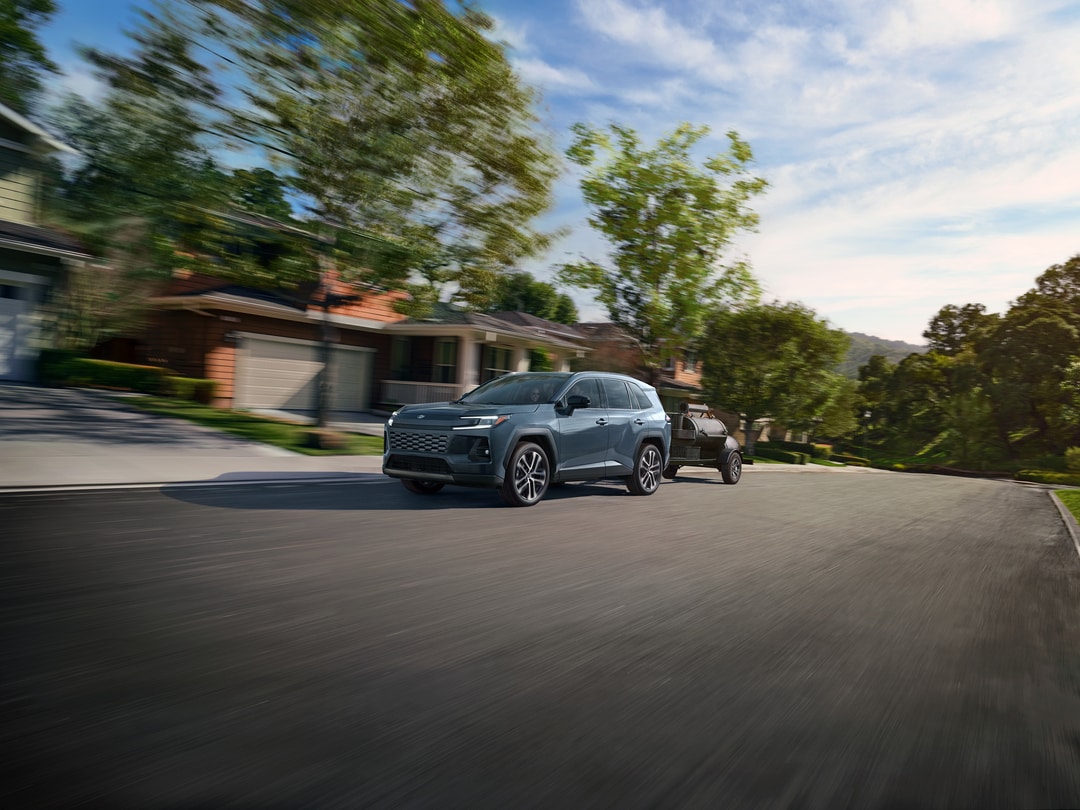  2026 Toyota RAV4 towing small trailer