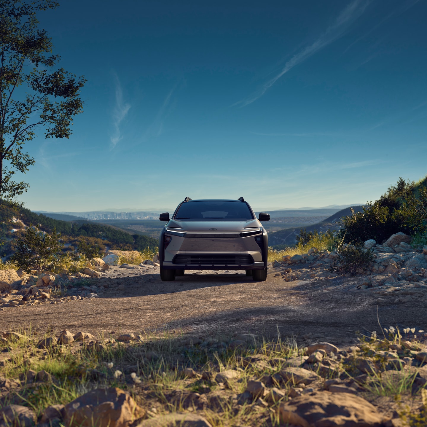  Toyota bz on dirt road