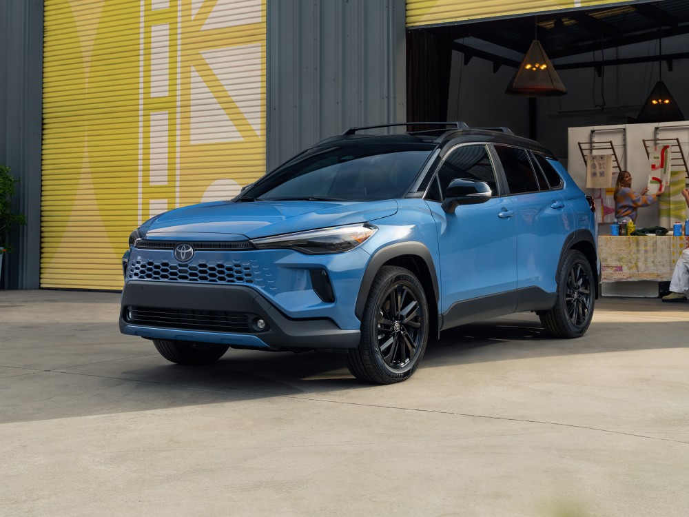  Blue Toyota Corolla Cross Hybrid