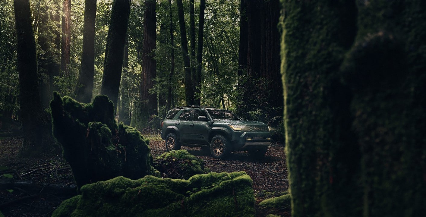 2025 Toyota 4Runner on trail in woods
