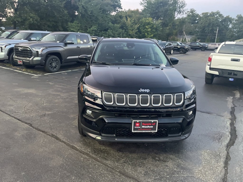 Used 2022 Jeep Compass Latitude with VIN 3C4NJDBBXNT107074 for sale in Nashua, NH