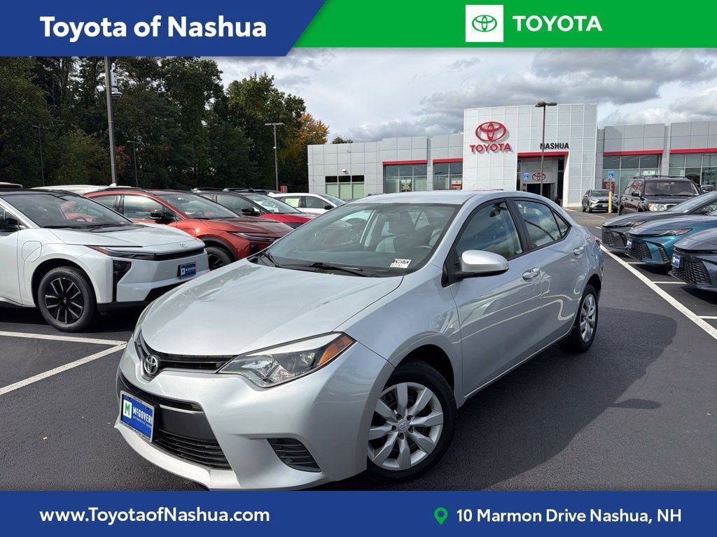 Used 2016 Toyota Corolla LE with VIN 2T1BURHE4GC695925 for sale in Nashua, NH