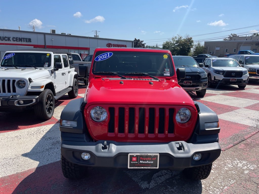 Used 2021 Jeep Wrangler Unlimited Sport S with VIN 1C4HJXDG2MW524592 for sale in Nashua, NH