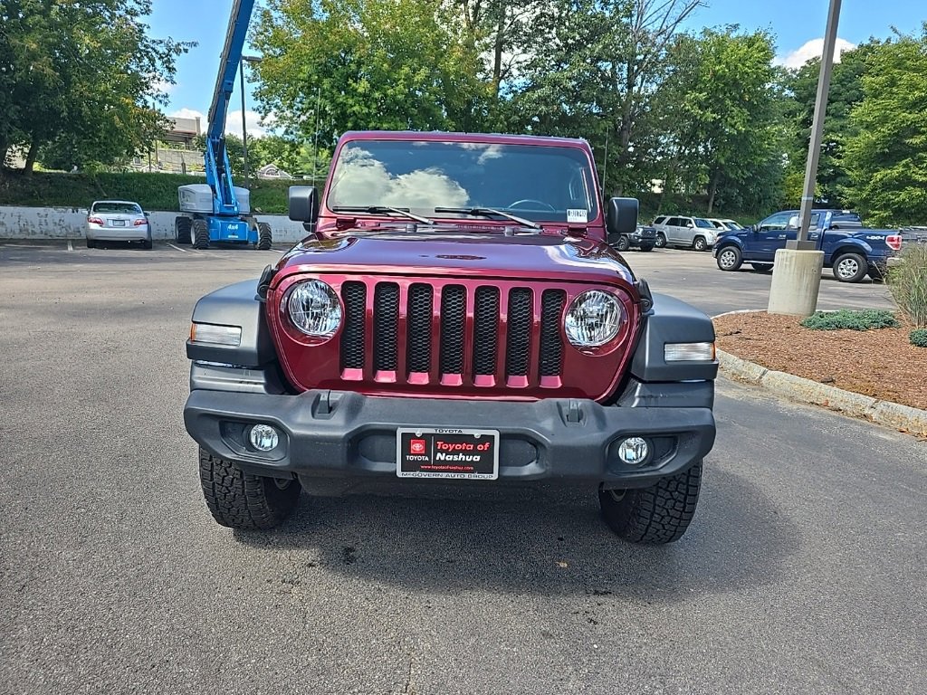 Used 2021 Jeep Wrangler Unlimited Sport S with VIN 1C4HJXDG3MW859330 for sale in Nashua, NH