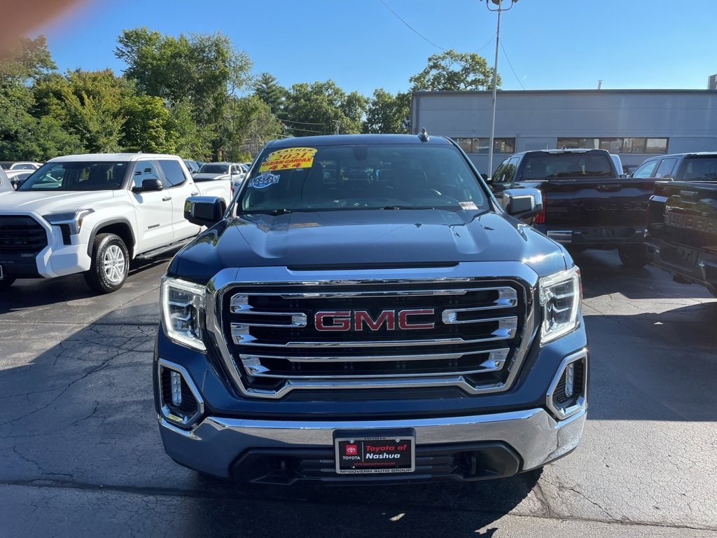 Used 2021 GMC Sierra 1500 SLT with VIN 3GTU9DED7MG413030 for sale in Nashua, NH