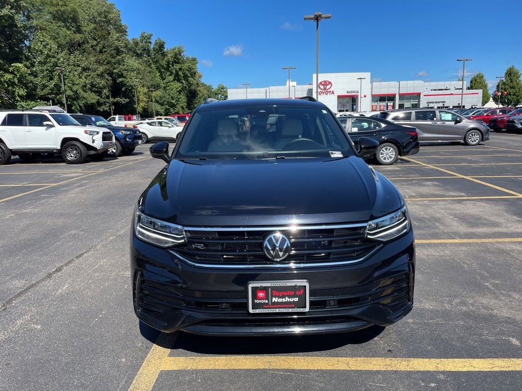 Used 2022 Volkswagen Tiguan SE R-LINE BLACK with VIN 3VV8B7AX8NM102881 for sale in Nashua, NH