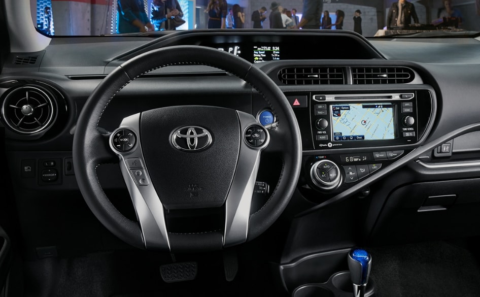 2017 Prius c interior