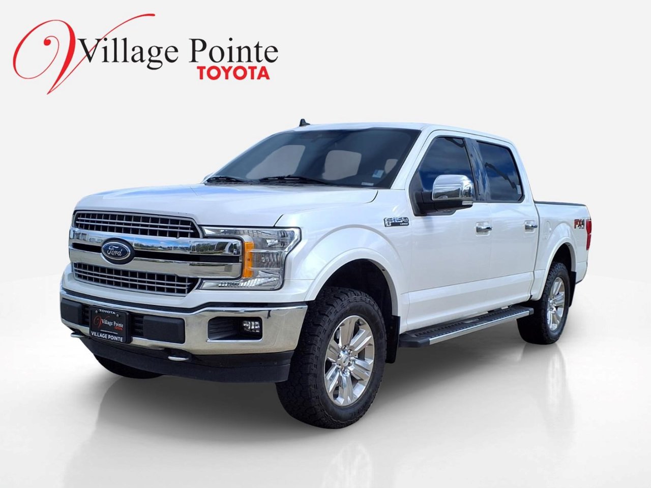 White Platinum Clearcoat Metallic 2019 Ford F-150 Pickup Truck Four-Wheel Drive Automatic