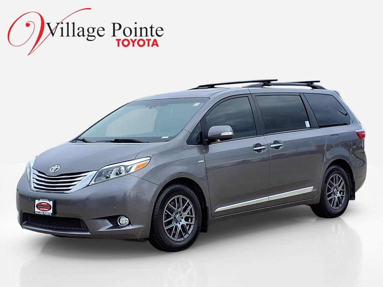 Predawn Gray Mica 2017 Toyota Sienna Limited Premium 7-Passenger AWD Minivan All-Wheel Drive 8-Speed Automatic