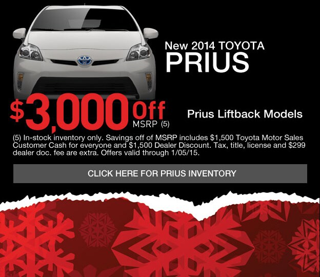 Toyota Prius Inventory