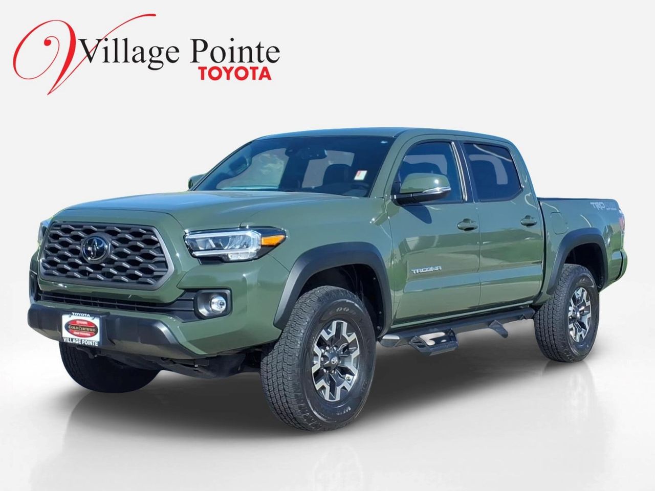 Army Green 2021 Toyota Tacoma Pickup Truck Four-Wheel Drive 6-Speed Automatic