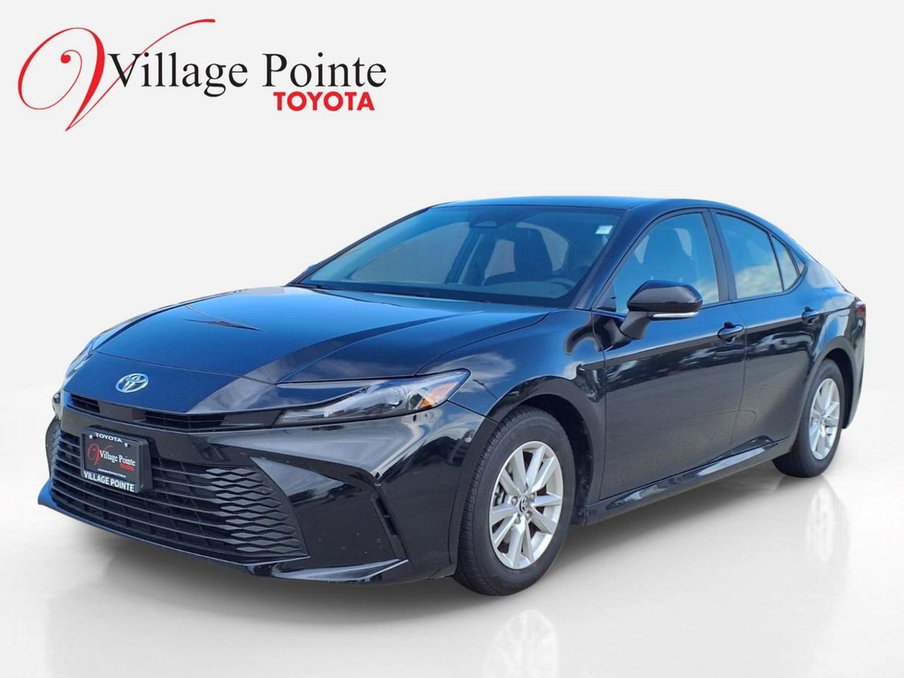 Midnight Black Metallic 2025 Toyota Camry Sedan Front-Wheel Drive Continuously Variable Transmission