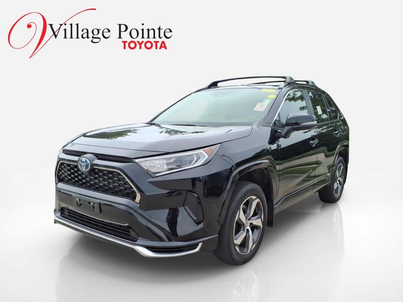 Midnight Black Metallic 2021 Toyota RAV4 Prime SUV / Crossover All-Wheel Drive Continuously Variable Transmission