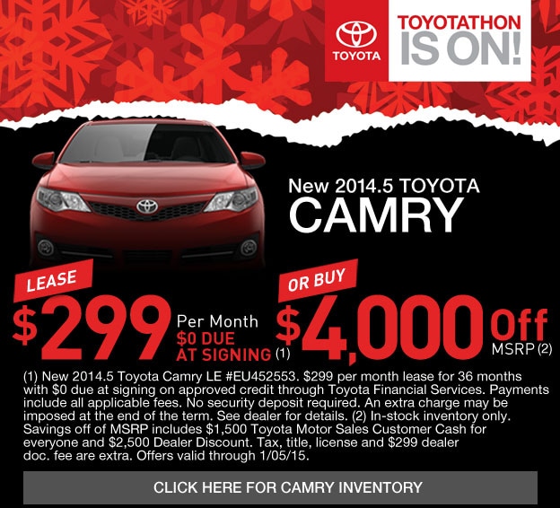 Toyota Camry Inventory