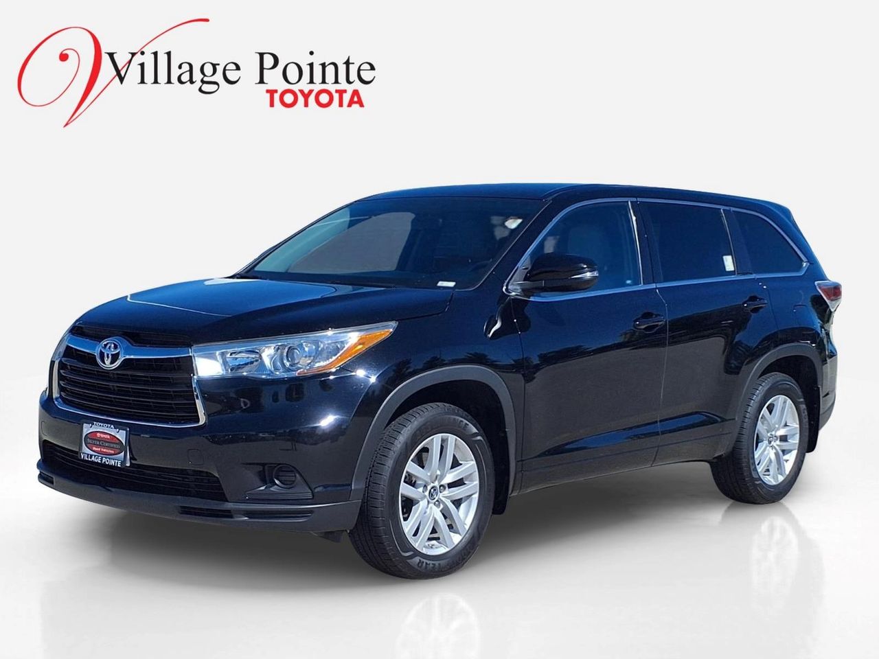 Midnight Black Metallic 2016 Toyota Highlander LE AWD SUV / Crossover All-Wheel Drive 6-Speed Automatic Overdrive