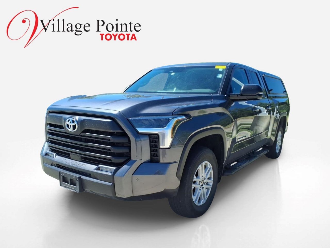Magnetic Gray Metallic 2024 Toyota Tundra SR5 Double Cab 4WD Pickup Truck Four-Wheel Drive Automatic