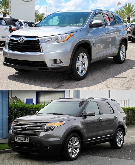 Ford explorer vs toyota highlander #10