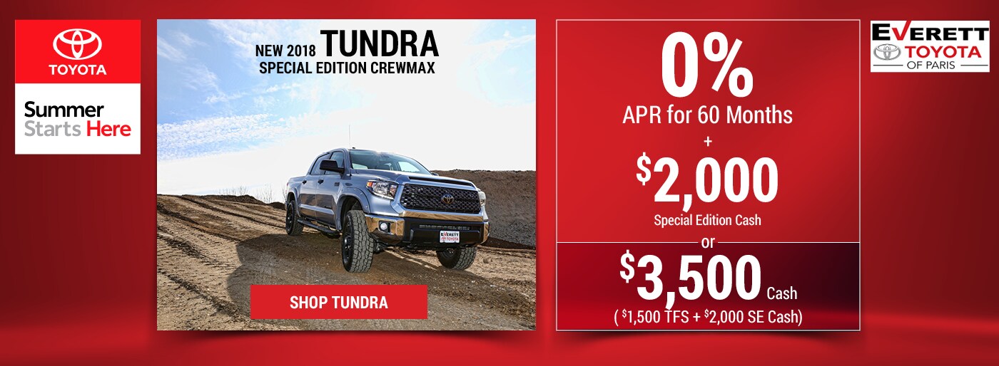 Everett Toyota of Paris: Toyota Dealership Paris TX ...
