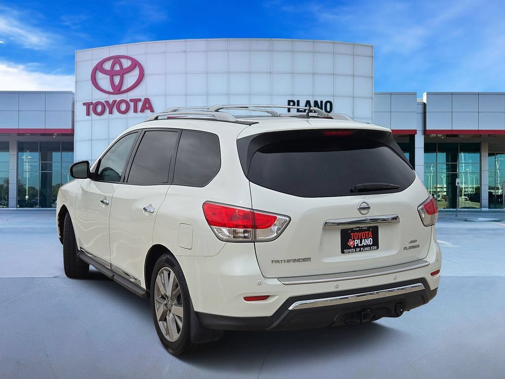 Used 2015 Nissan Pathfinder Platinum with VIN 5N1AR2MM6FC709831 for sale in Plano, TX