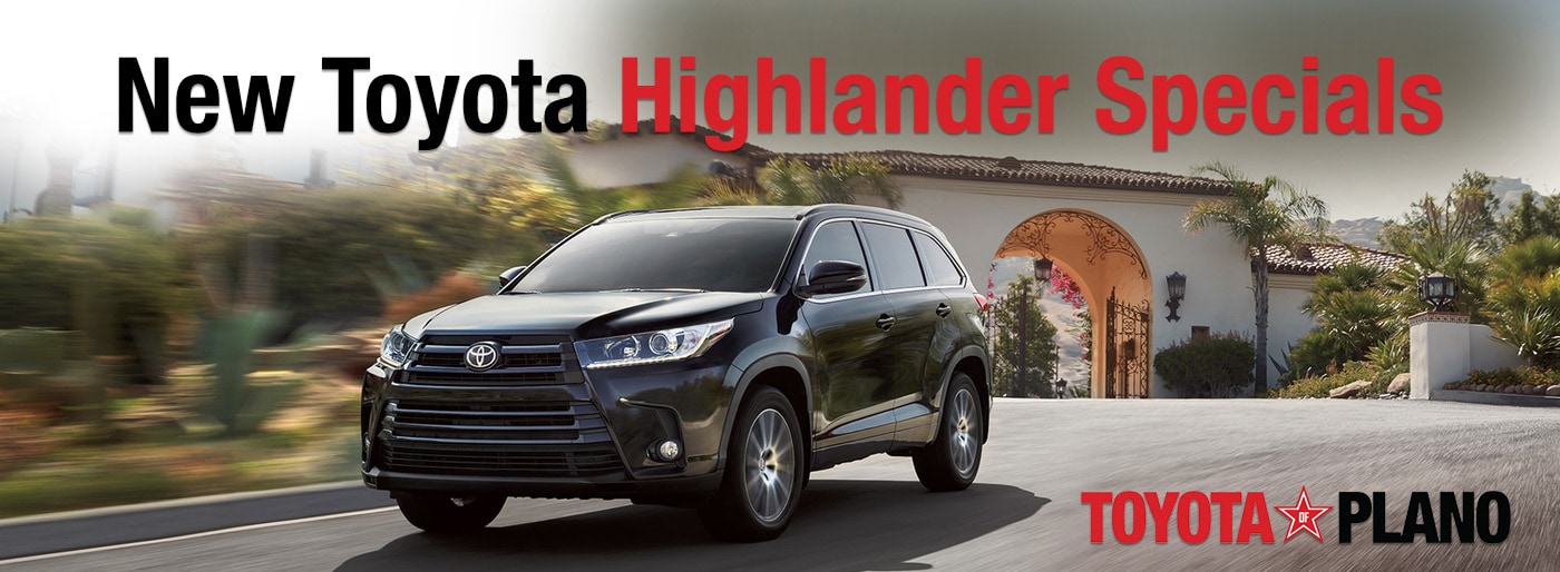 2019/2020 Highlander Offers | Toyota Of Plano