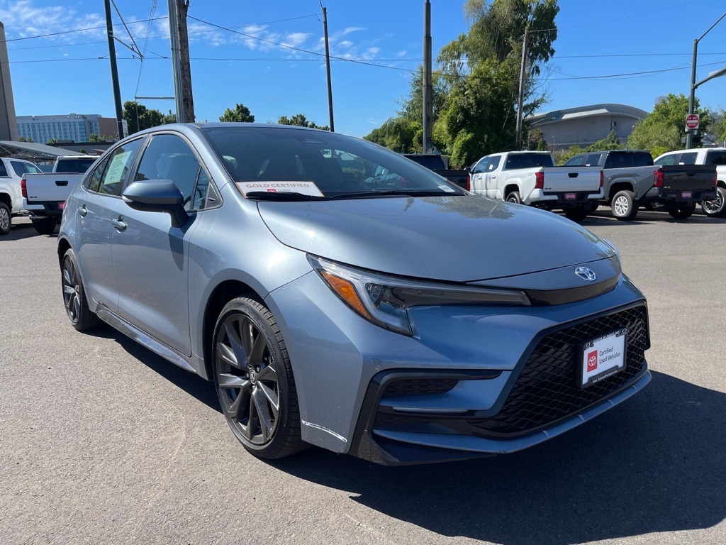 Certified 2023 Toyota Corolla XSE with VIN 5YFT4MCE1PP148318 for sale in Portland, OR