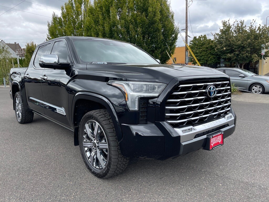 Used 2023 Toyota Tundra Capstone with VIN 5TFVC5DB8PX027616 for sale in Portland, OR