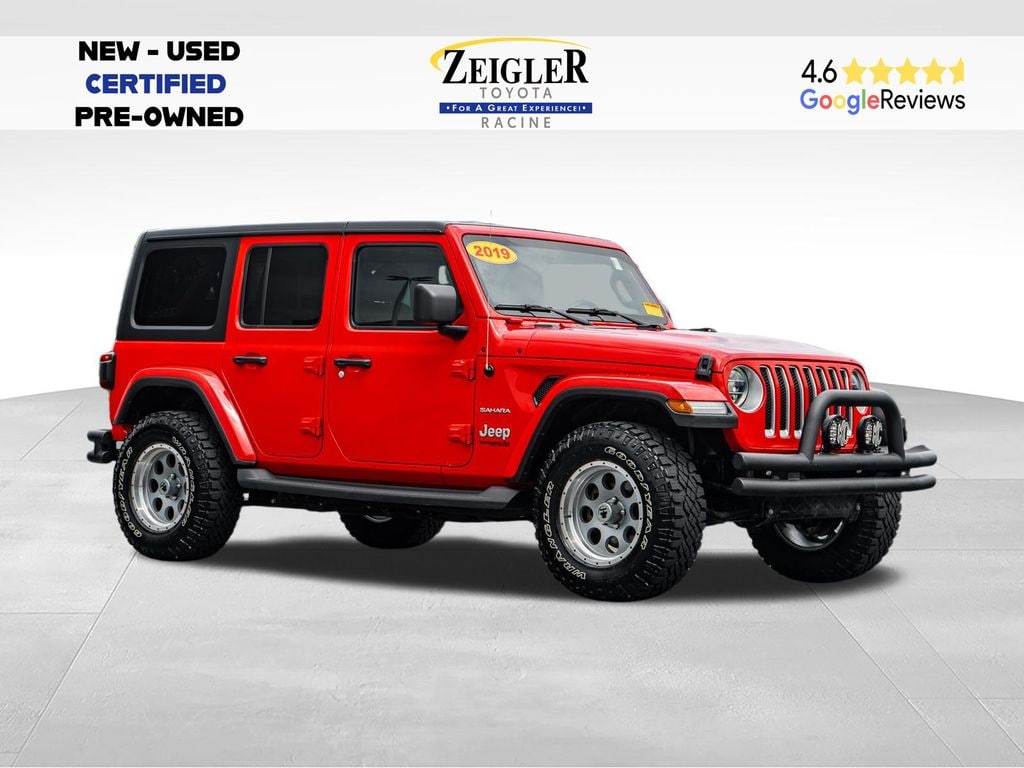 Used 2019 Jeep Wrangler Unlimited Sahara 4x4 SUV