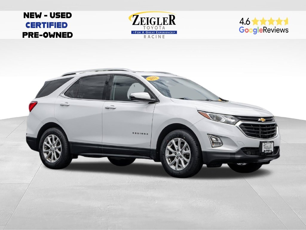 Used 2018 Chevrolet Equinox LT with VIN 2GNAXJEV7J6150777 for sale in Mount Pleasant, WI