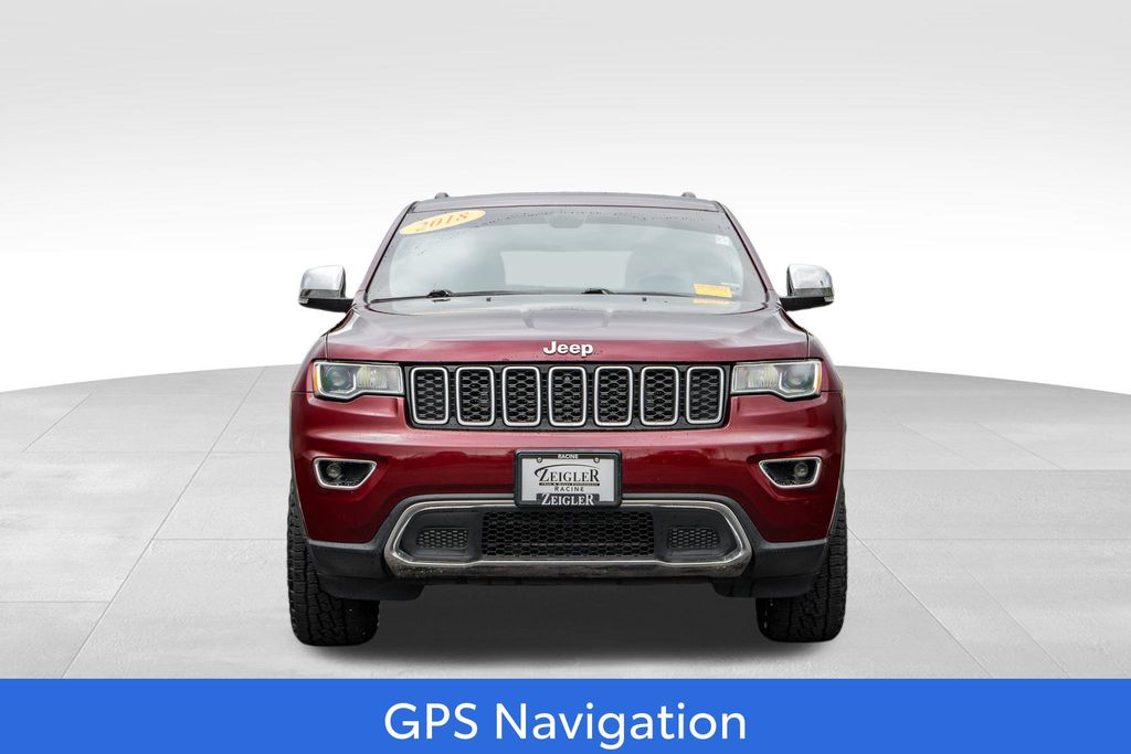 Used 2018 Jeep Grand Cherokee Limited with VIN 1C4RJFBG3JC172380 for sale in Mount Pleasant, WI