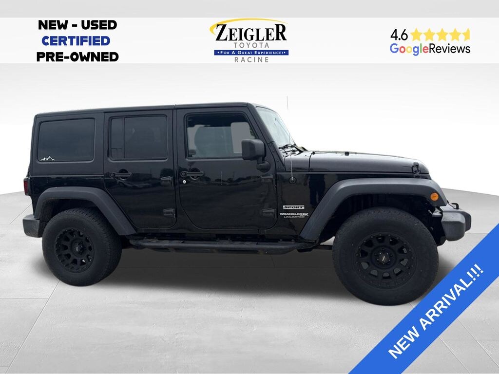 Used 2018 Jeep Wrangler JK Unlimited Sport 4x4 SUV