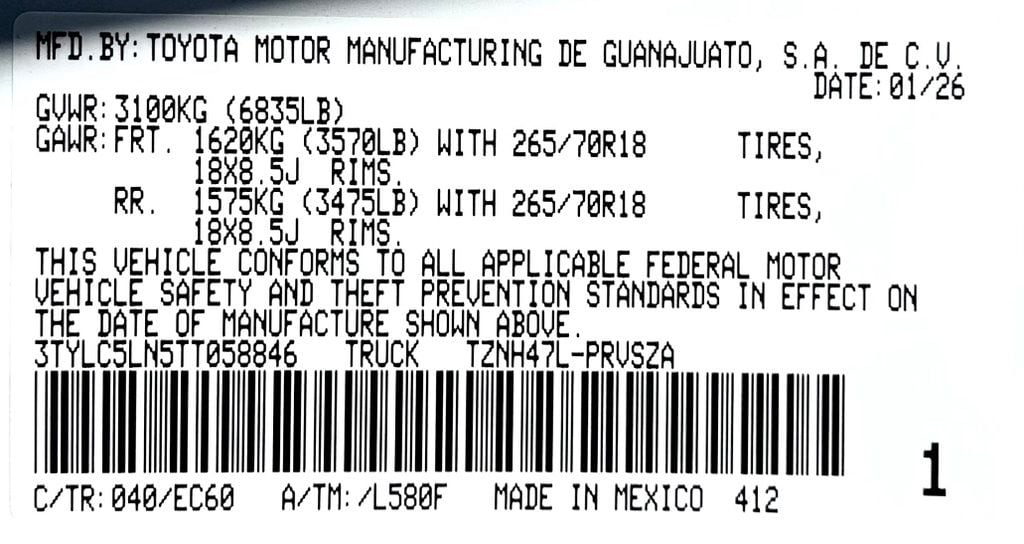 2026 Toyota Tacoma Trailhunter - Photo 24