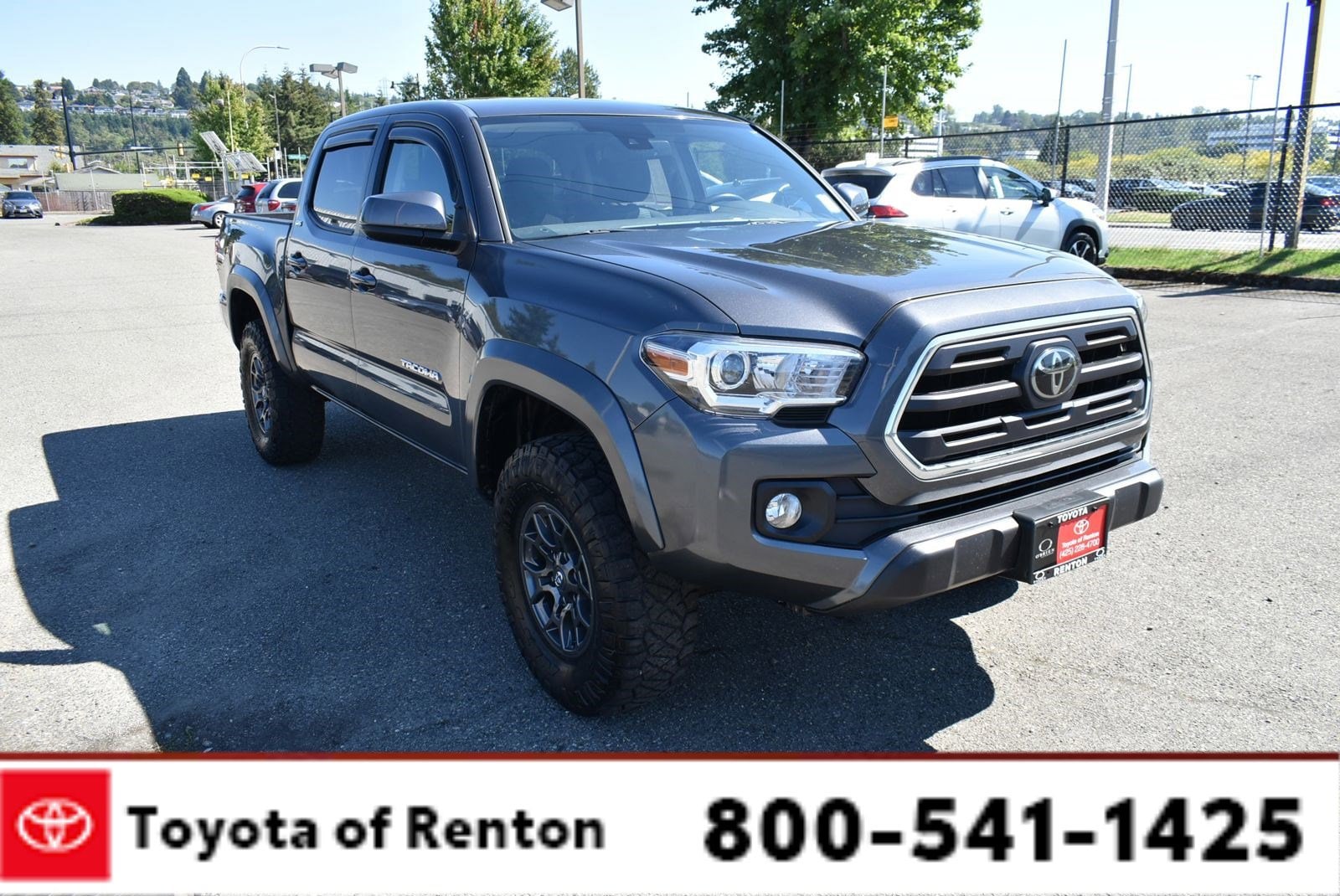 Certified 2018 Toyota Tacoma SR5 with VIN 3TMAZ5CN8JM059424 for sale in Renton, WA