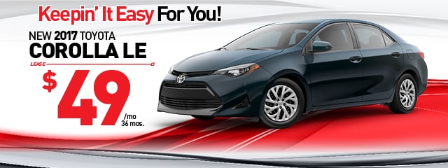 New Toyota Corolla Lease Offers In Jersey This Brand 2017