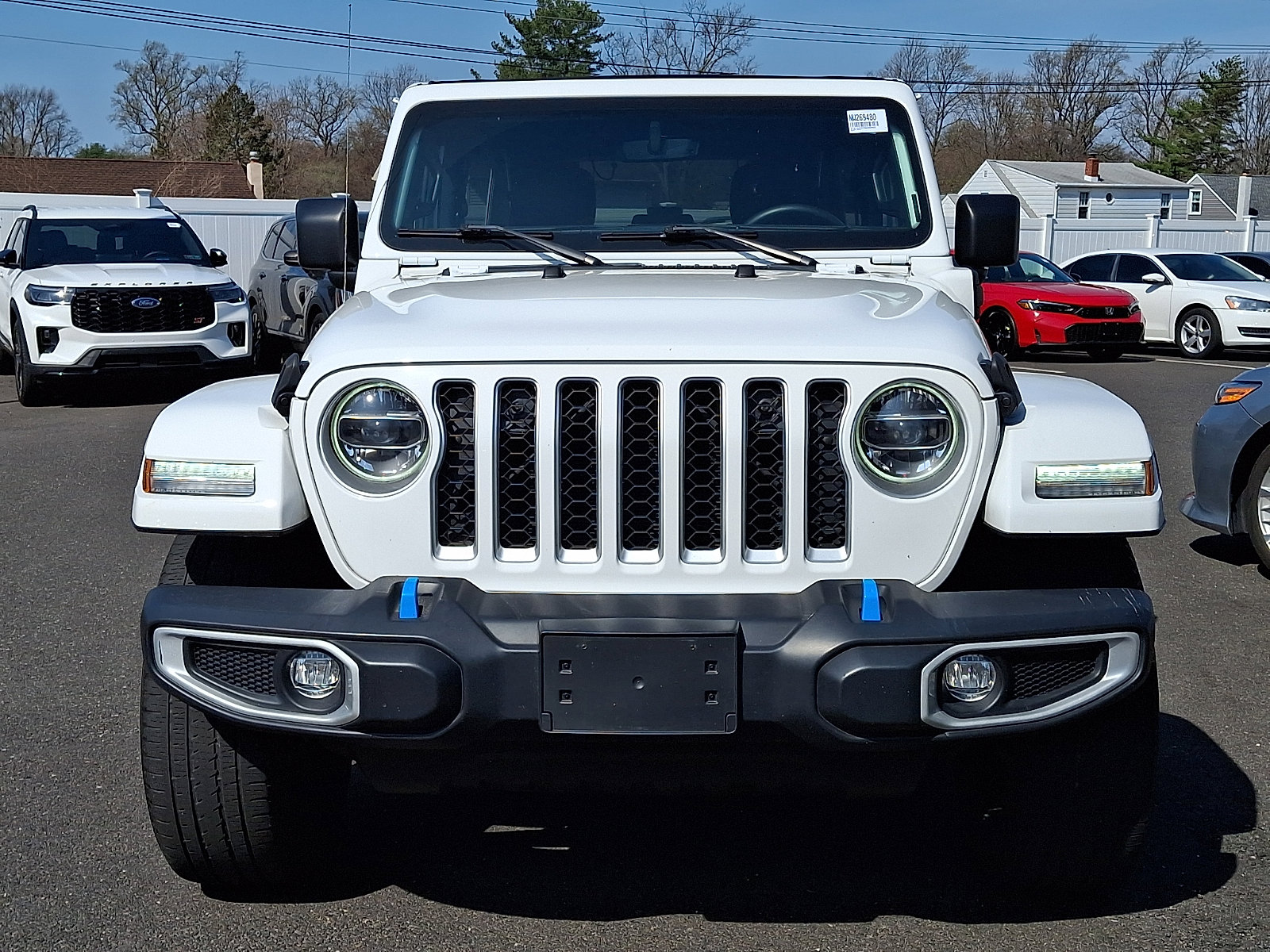Used 2022 Jeep Wrangler Unlimited Sahara 4XE with VIN 1C4JJXP60NW269480 for sale in Runnemede, NJ