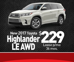 Toyota Highlander 2017 Lease >> Toyota Highlander Lease Special Toyota Of Runnemede Toyota Highlander 2017 Lease >> Toyota Highlander Lease Special Toyota Of Runnemede