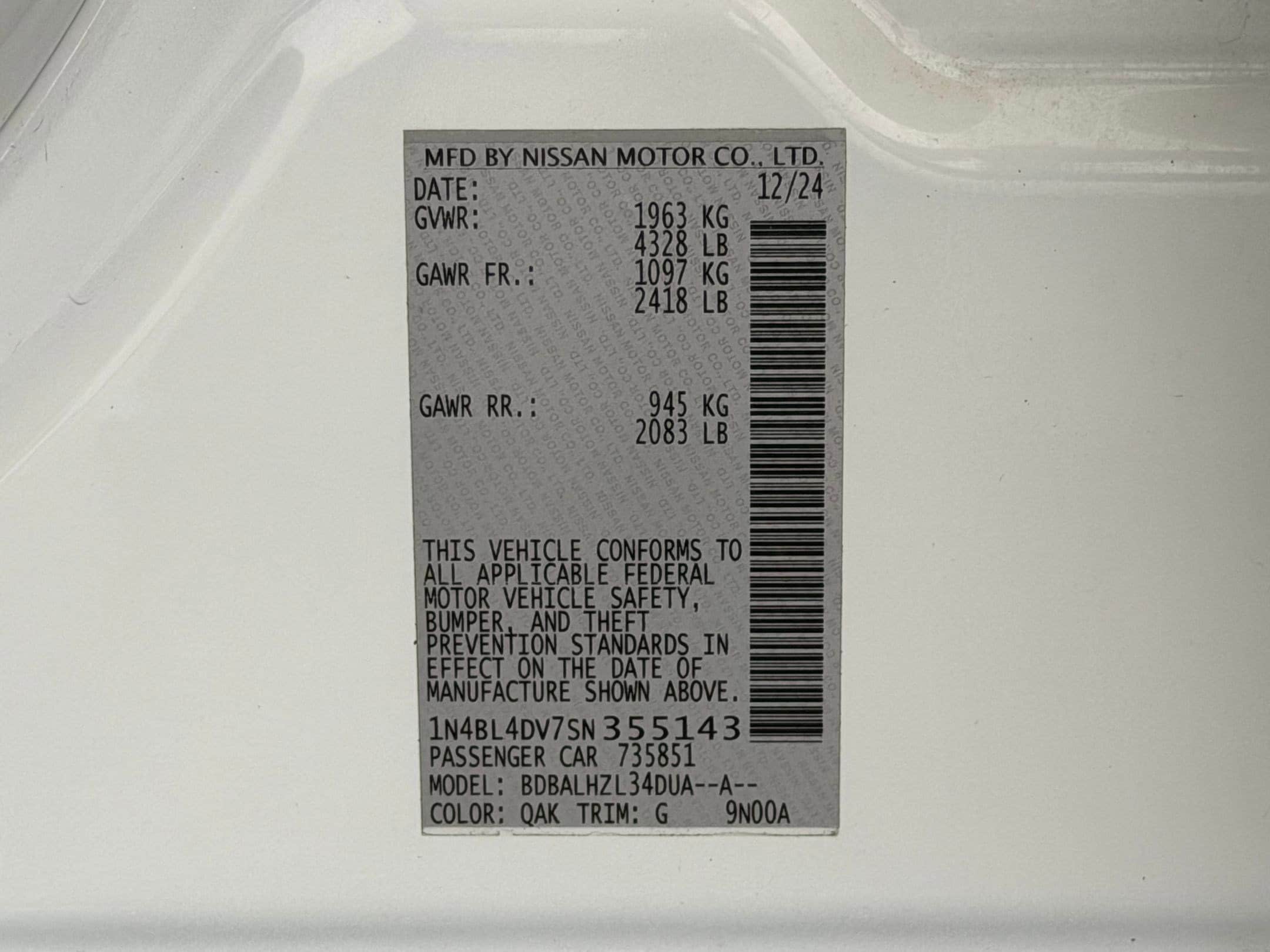 2025 Nissan Altima SV - Photo 28