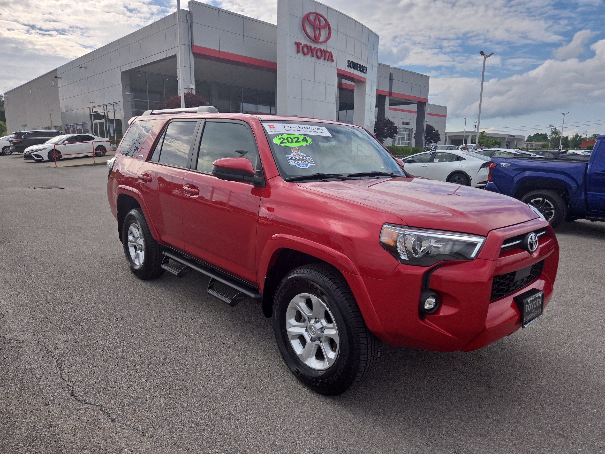 Certified 2024 Toyota 4Runner SR5 with VIN JTEMU5JR1R6282560 for sale in Somerset, KY