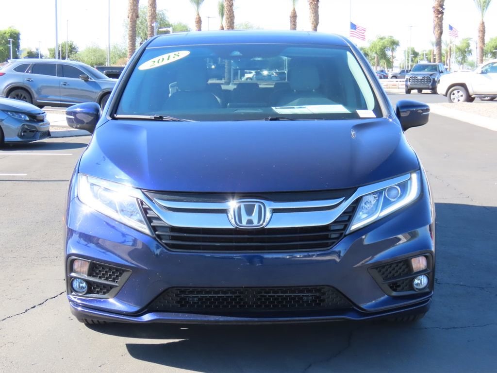 Used 2018 Honda Odyssey EX-L with VIN 5FNRL6H75JB066968 for sale in Surprise, AZ