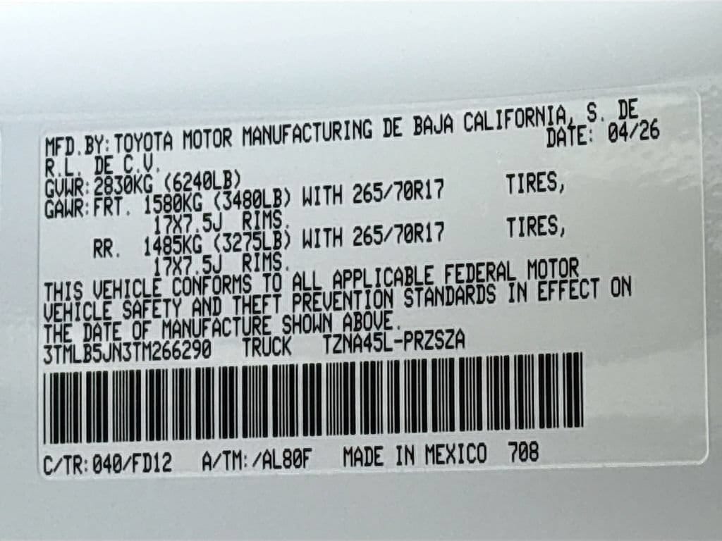 2026 Toyota Tacoma TRD Off Road - Photo 31