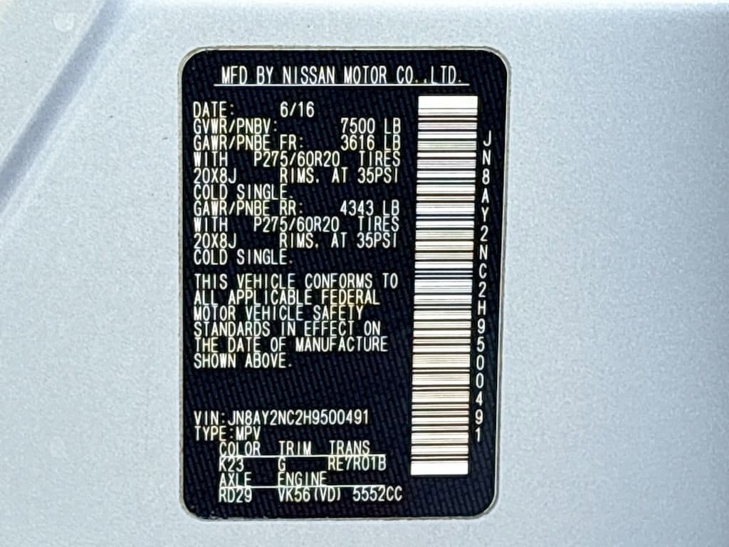 2017 Nissan Armada Platinum - Photo 36