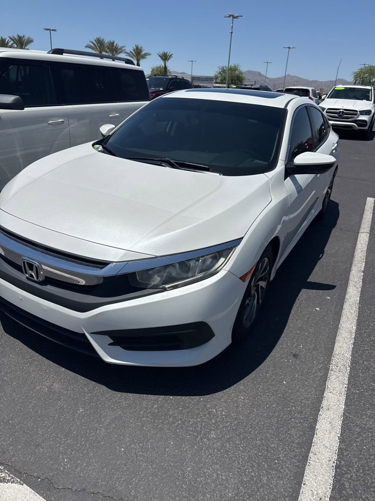 Used 2018 Honda Civic EX with VIN 19XFC2F74JE031035 for sale in Surprise, AZ