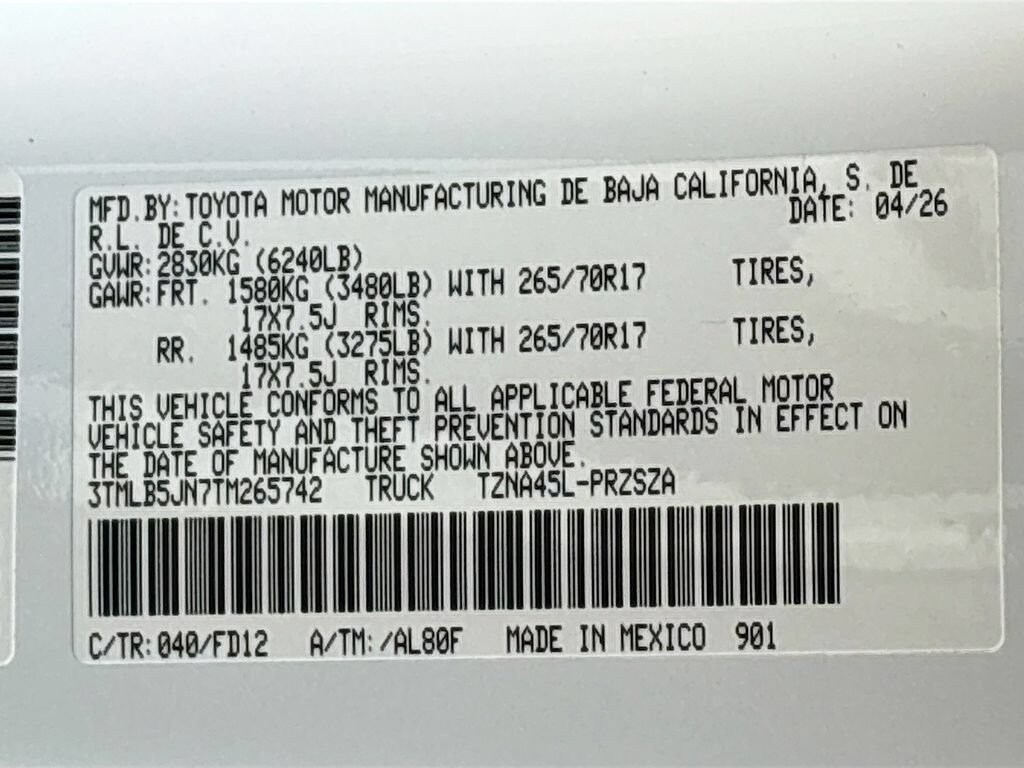 2026 Toyota Tacoma TRD Off Road - Photo 31