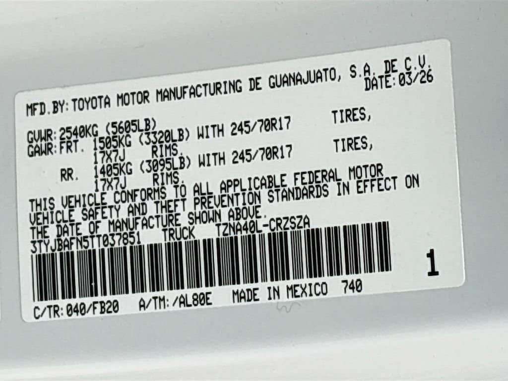 2026 Toyota Tacoma SR5 - Photo 28