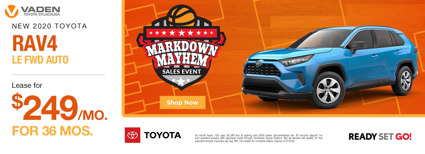 New & Used Toyota Vehicles Toyota Dealer Serving Sylacauga AL