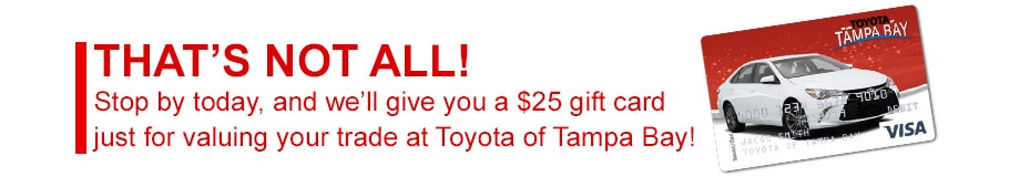 Get a Gift Card at Toyota of Tampa Bay