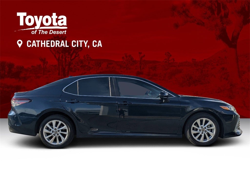 Certified 2021 Toyota Camry LE with VIN 4T1C11AKXMU522239 for sale in Cathedral City, CA